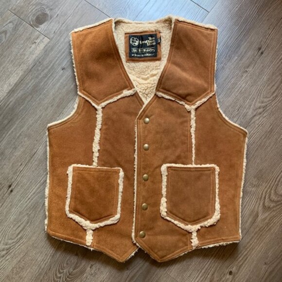 The Leather Shop Suede and Shearling Vest (Vintage) - Picture 8 of 8